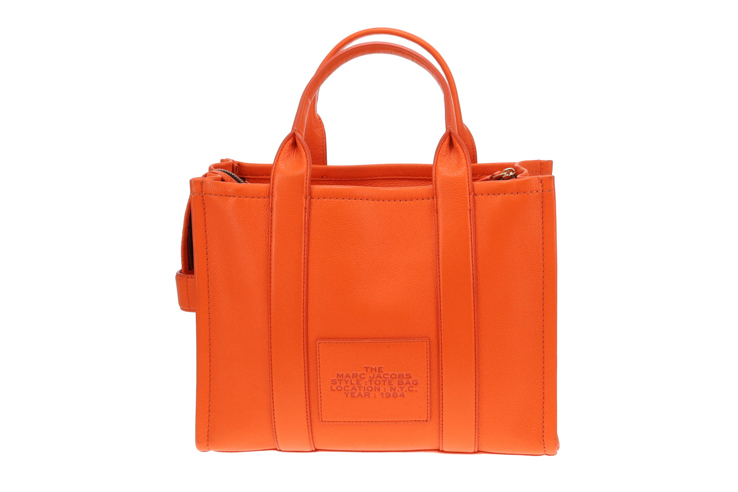 Marc Jacobs The Tote Bag Medium Orange with 2 Straps