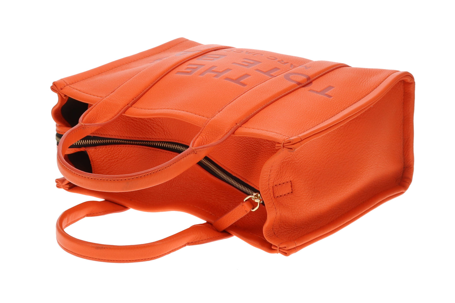 Marc Jacobs The Tote Bag Medium Orange with 2 Straps