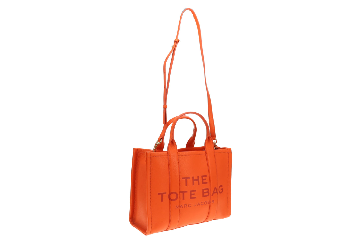 Marc Jacobs The Tote Bag Medium Orange with 2 Straps