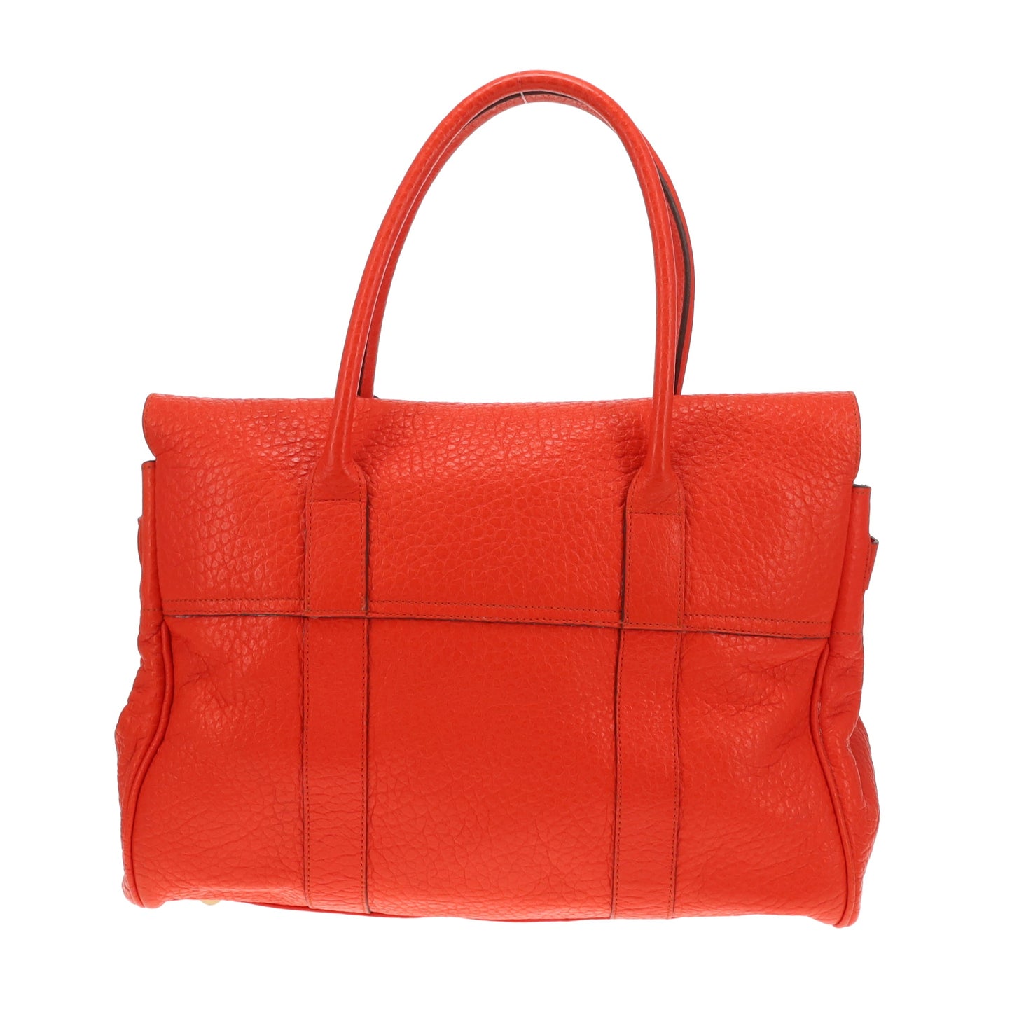 Mulberry Bayswater Red Shiny Grained Leather