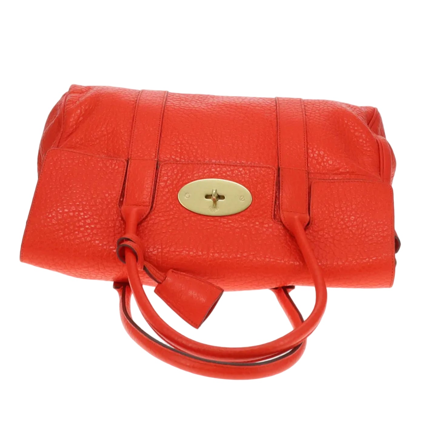 Mulberry Bayswater Red Shiny Grained Leather
