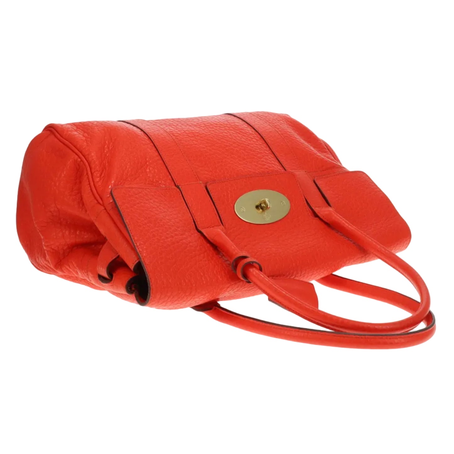 Mulberry Bayswater Red Shiny Grained Leather