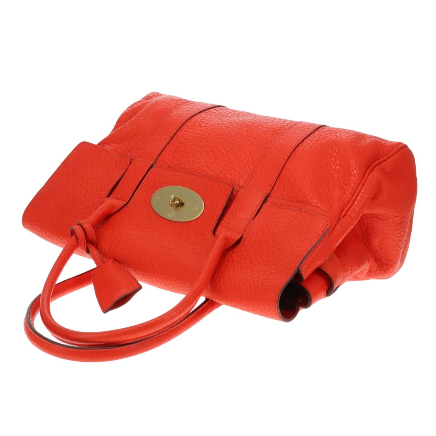 Mulberry Bayswater Red Shiny Grained Leather