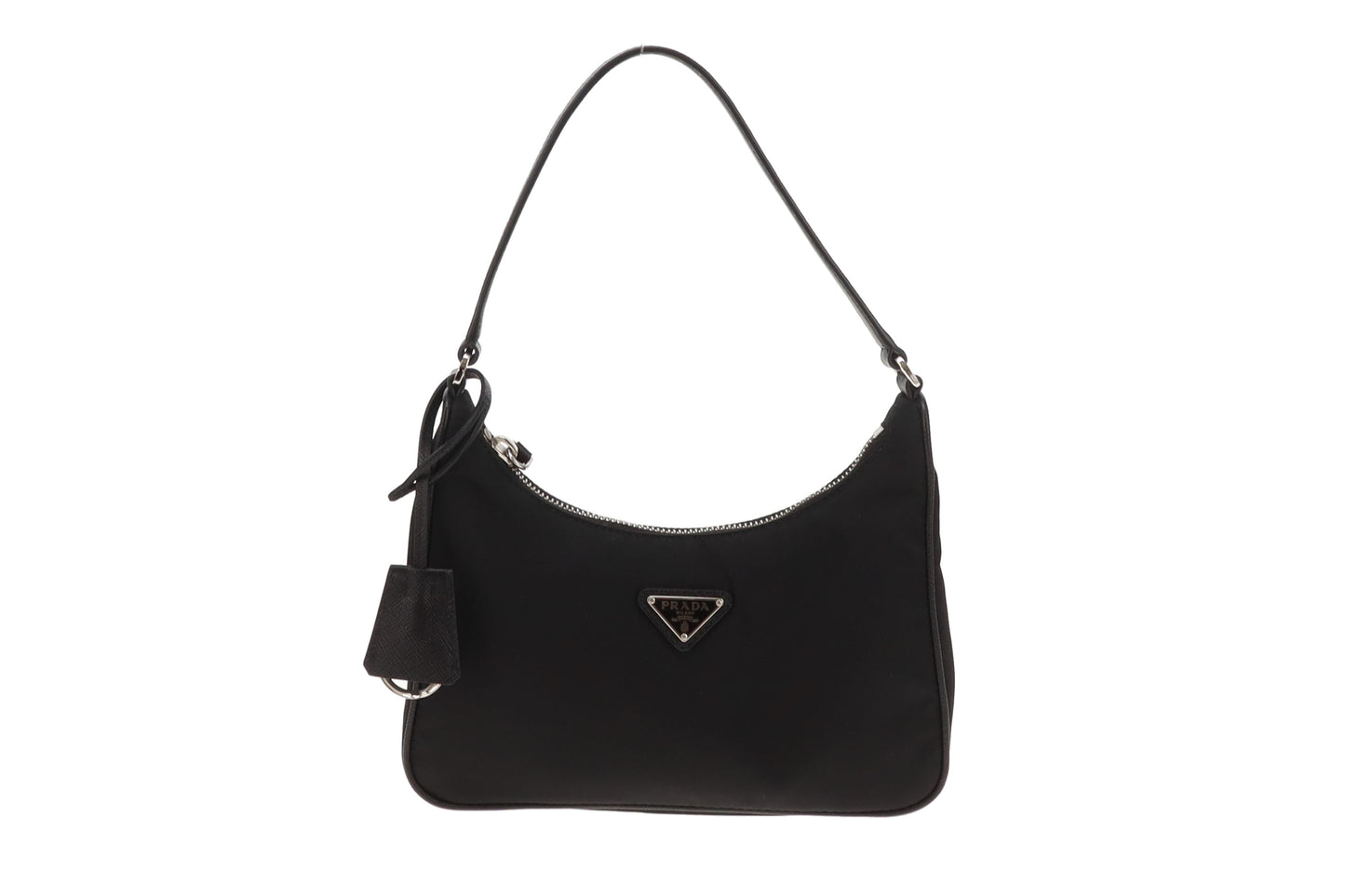 Prada Re-Edition 2005 Mini Bag Black Nylon and Saffiano