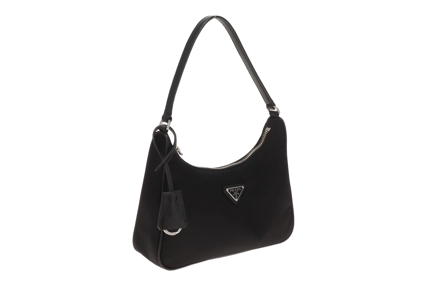 Prada Re-Edition 2005 Mini Bag Black Nylon and Saffiano