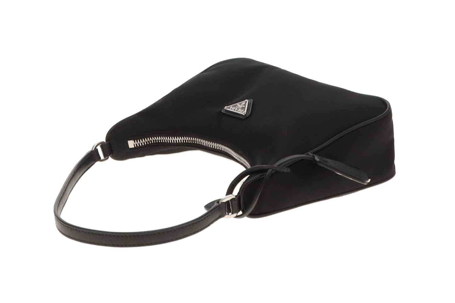 Prada Re-Edition 2005 Mini Bag Black Nylon and Saffiano