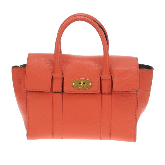 Mulberry Small Bayswater Coral Rose Small Classic Grain