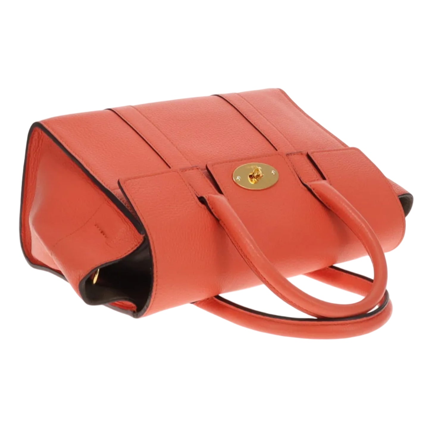 Mulberry Small Bayswater Coral Rose Small Classic Grain