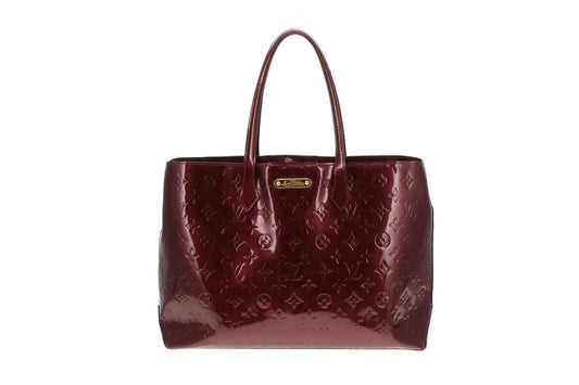Louis Vuitton Wilshire Vernis Amarante Tote