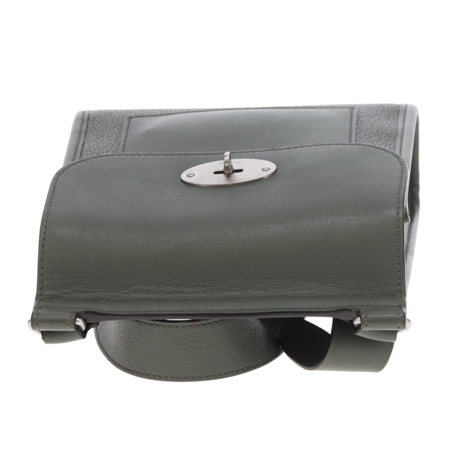 Mulberry Antony Small Juniper Green Scotchgrain and Smooth Calf SHW