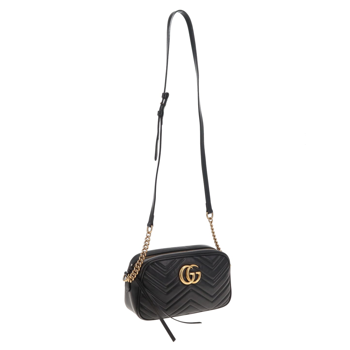Gucci Marmont Camera Bag Black GHW
