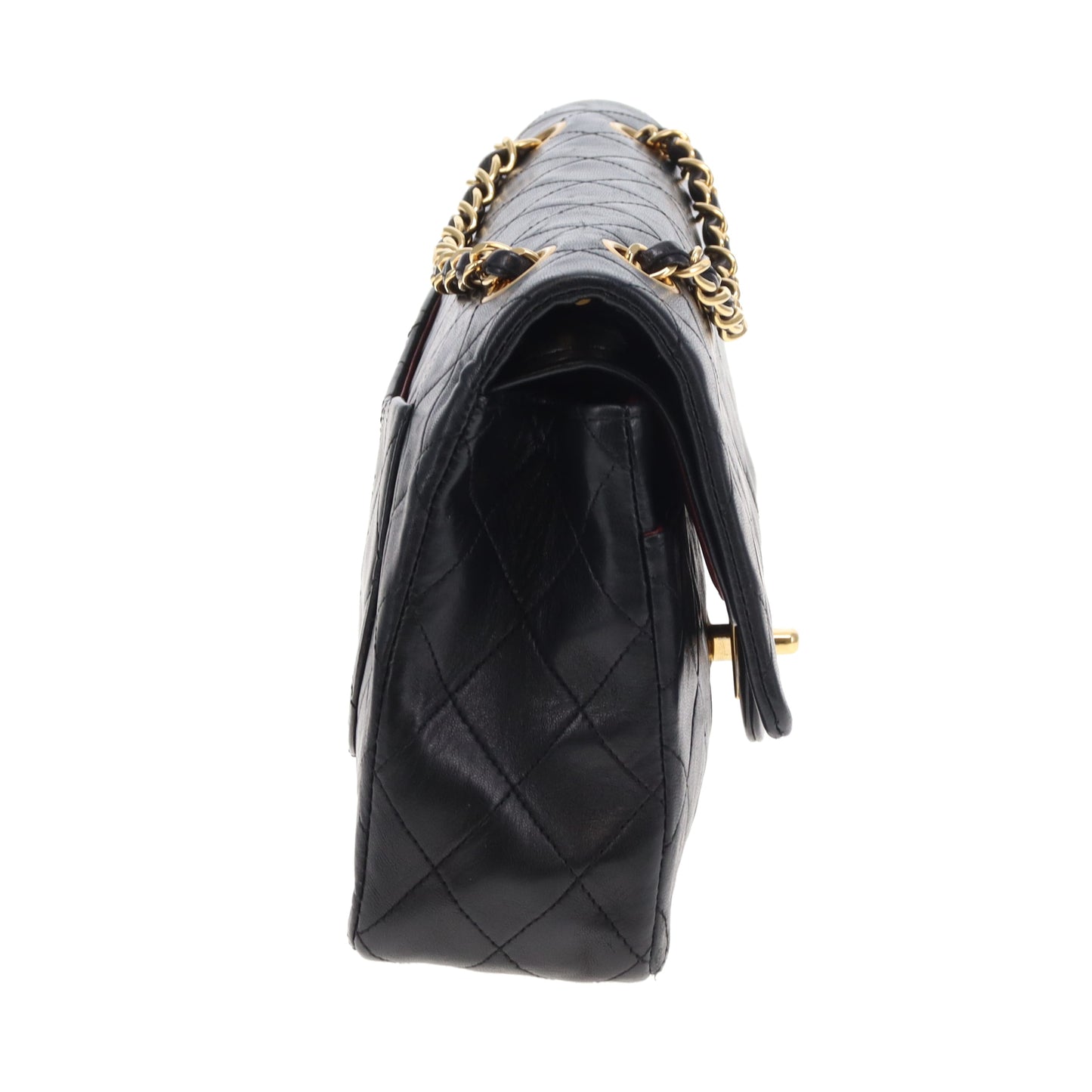 Chanel Classic Double Flap Medium Black GHW 1989/91