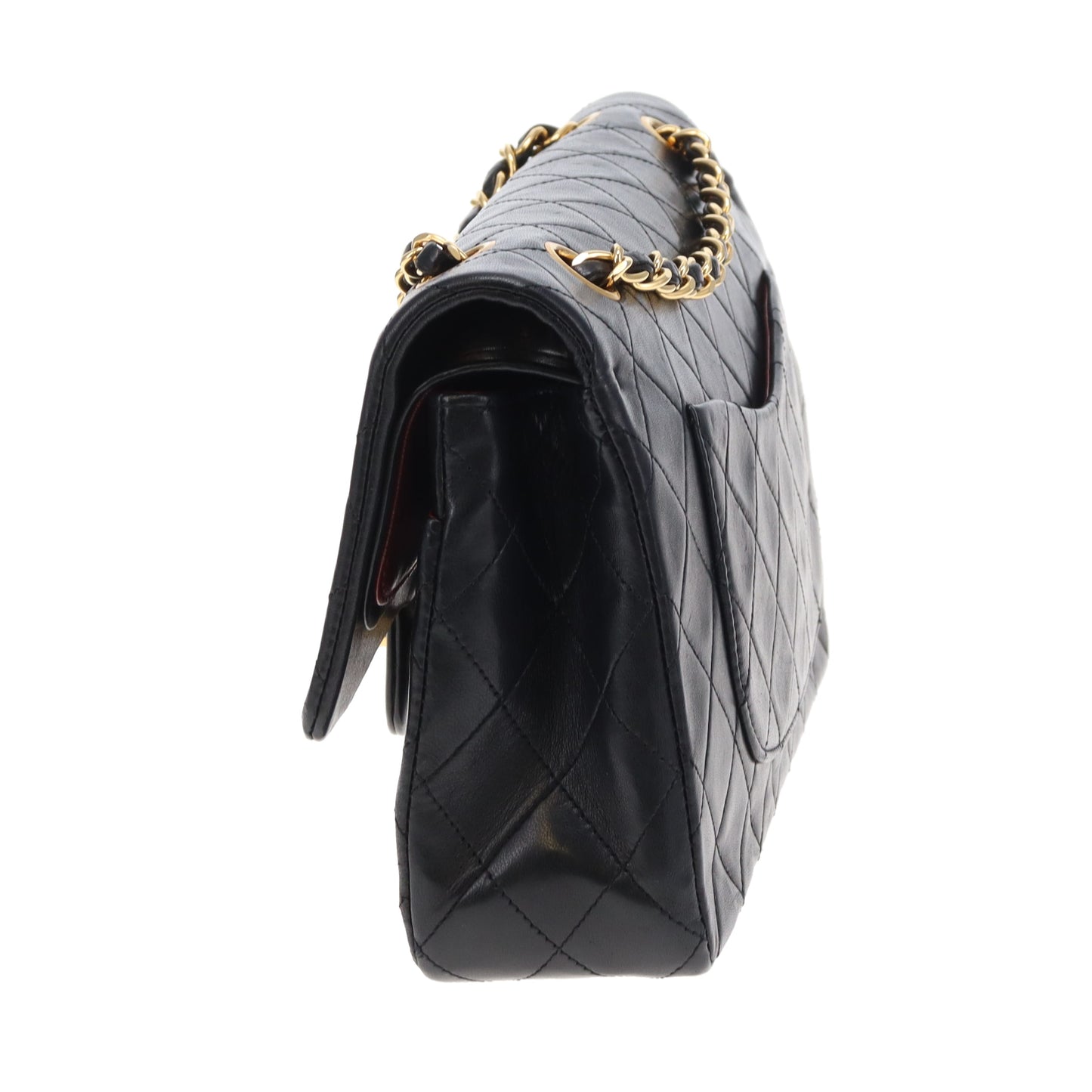Chanel Classic Double Flap Medium Black GHW 1989/91