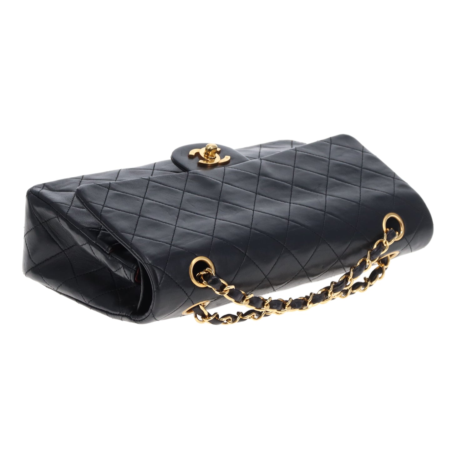 Chanel Classic Double Flap Medium Black GHW 1989/91