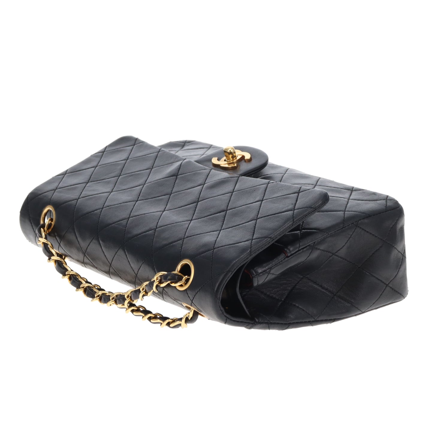 Chanel Classic Double Flap Medium Black GHW 1989/91