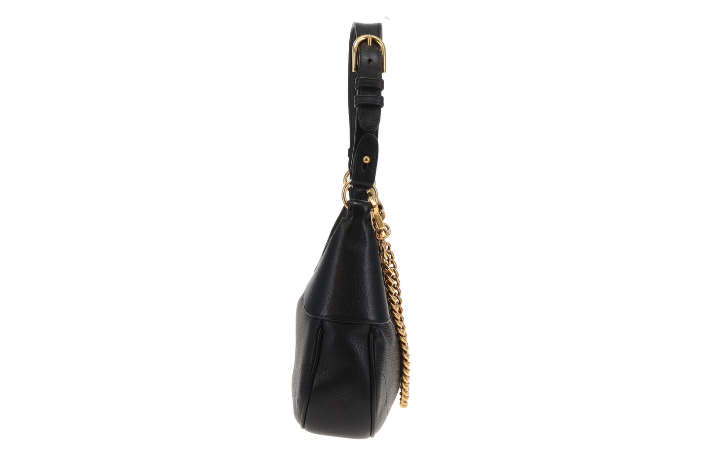 Gucci Aphrodite Black GHW Small Shoulder Bag