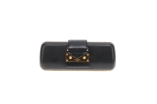 Louis Vuitton Minaudiere Black Long With Gold Hardware And Chain PL3151