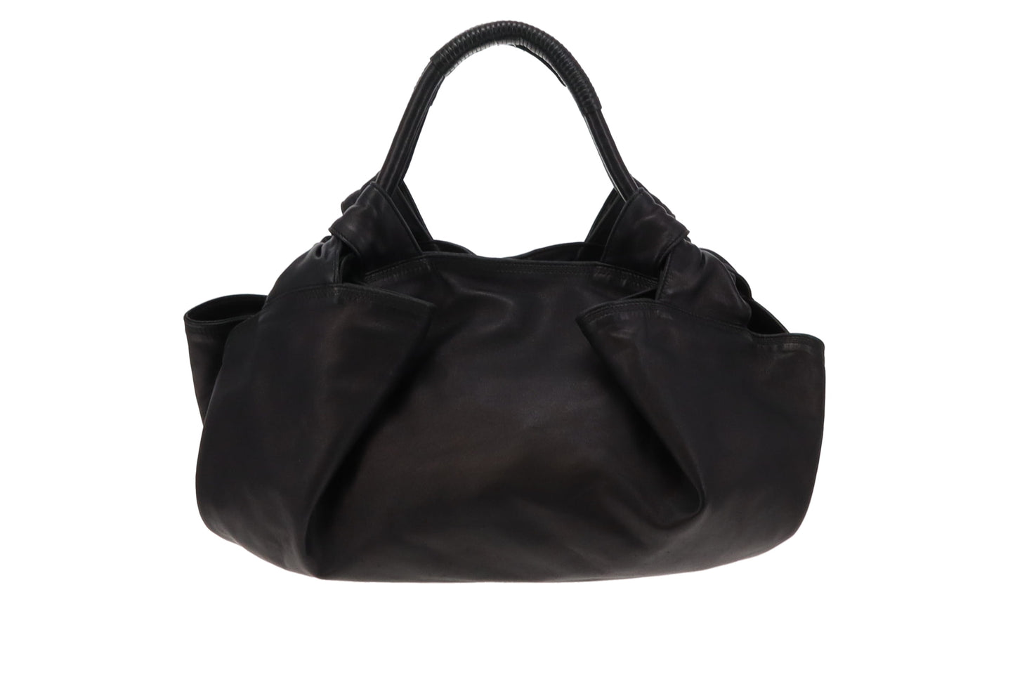 Loewe Black Super Soft Leather Nappa Aire Tote Bag