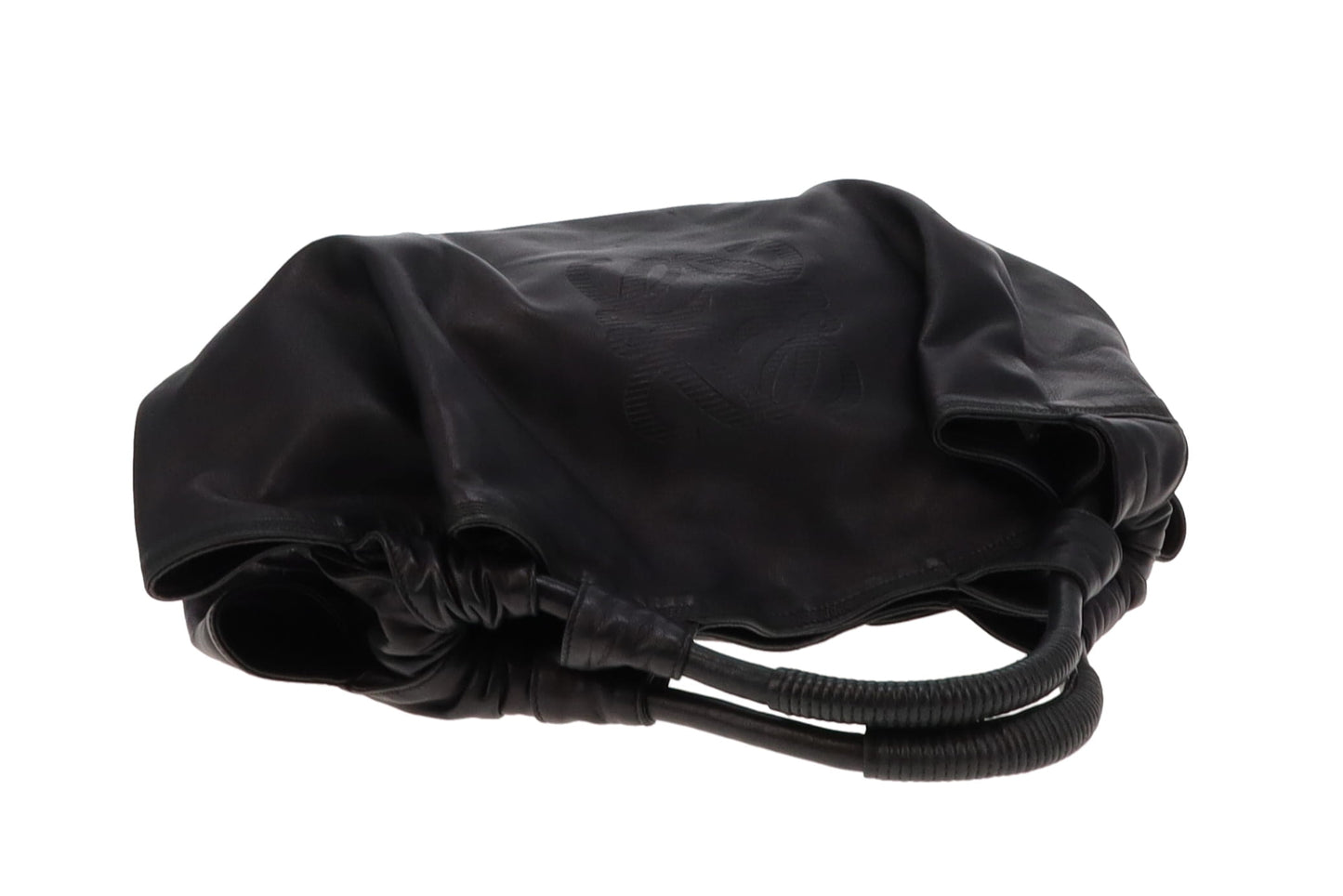 Loewe Black Super Soft Leather Nappa Aire Tote Bag