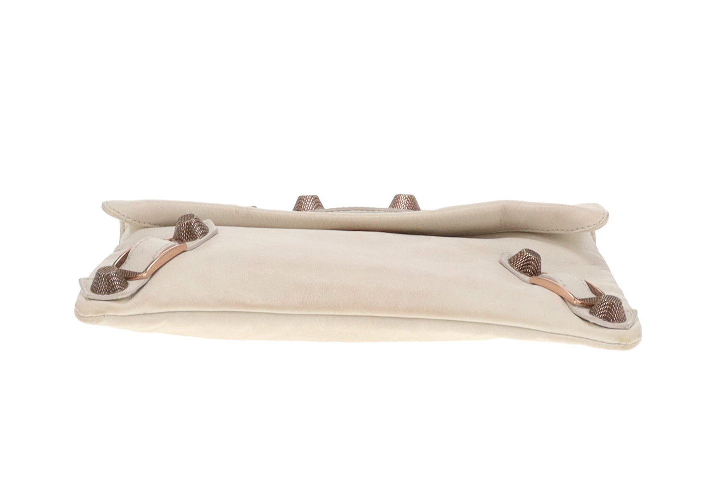 Balenciaga Arena Clutch In Ivory Calfskin Giant 12 Vintage