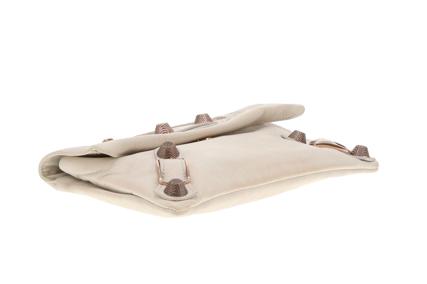 Balenciaga Arena Clutch In Ivory Calfskin Giant 12 Vintage