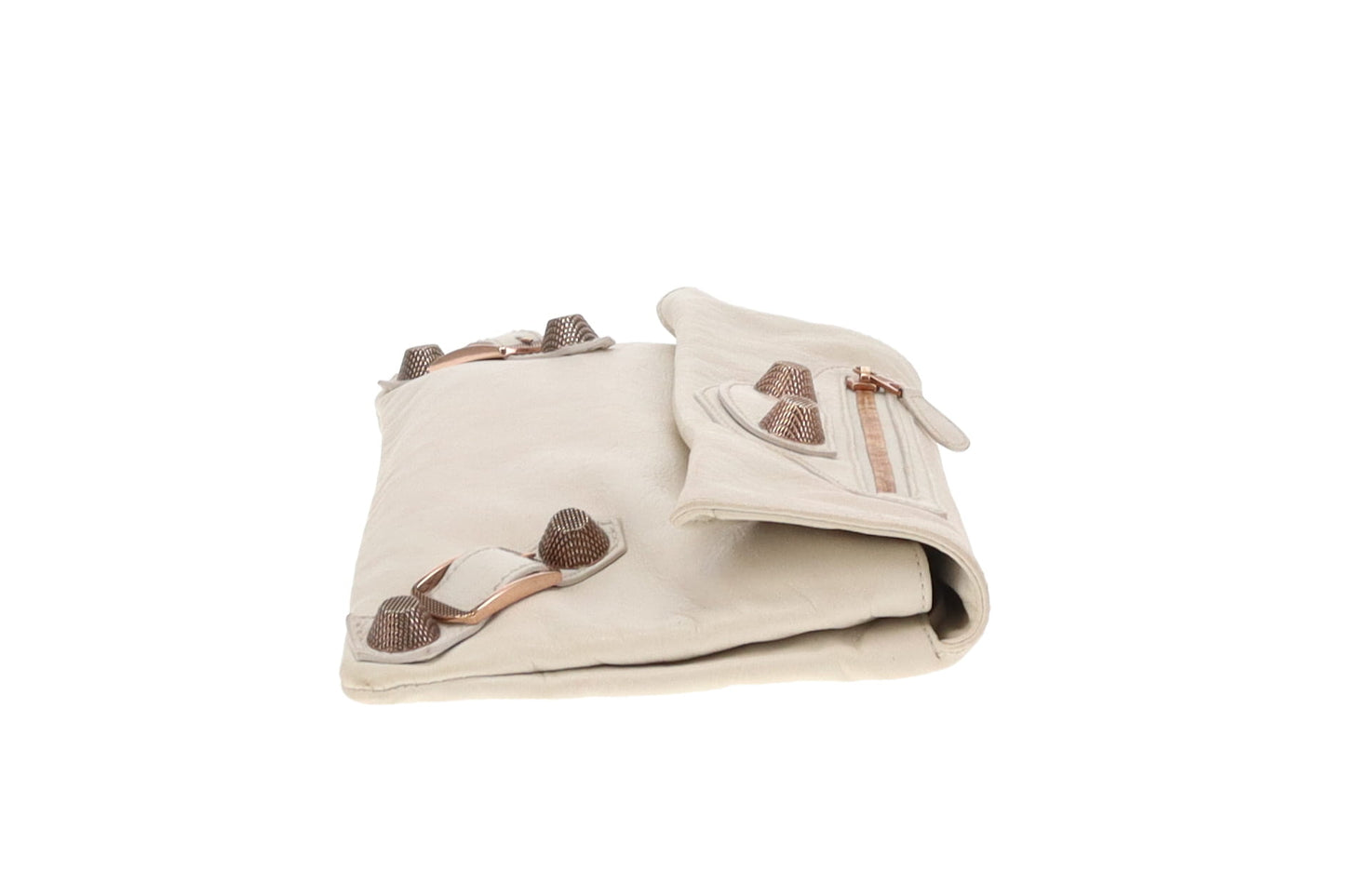 Balenciaga Arena Clutch In Ivory Calfskin Giant 12 Vintage