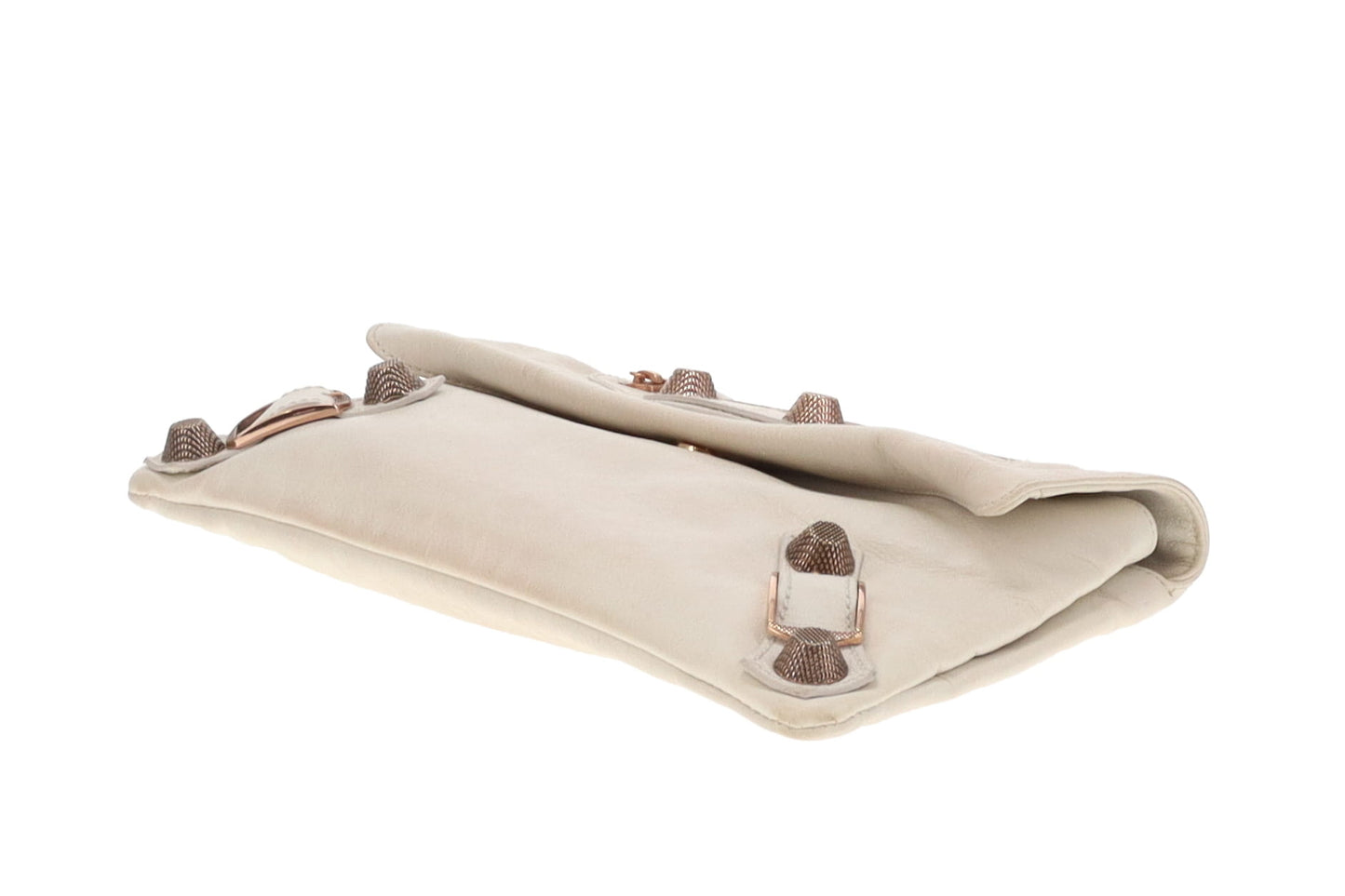 Balenciaga Arena Clutch In Ivory Calfskin Giant 12 Vintage