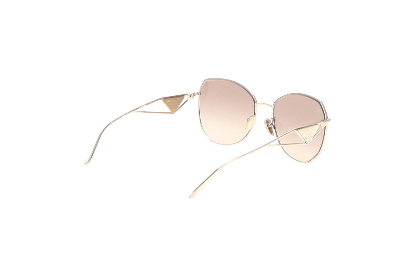 Prada Sunglasses SPR57Y Gold Tone Sunglasses