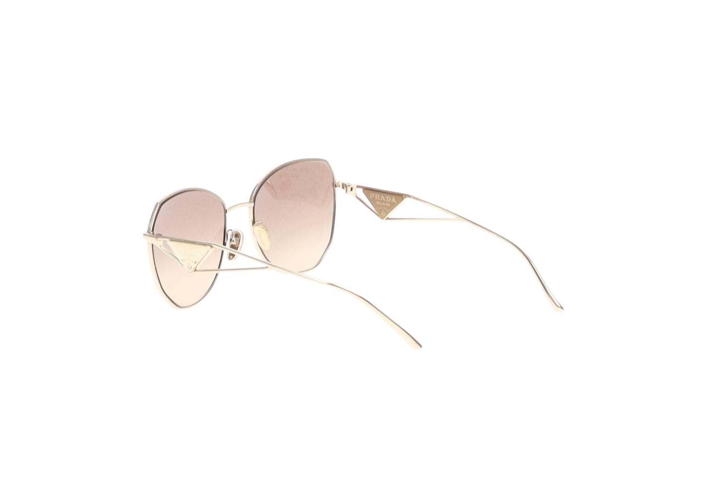 Prada Sunglasses SPR57Y Gold Tone Sunglasses