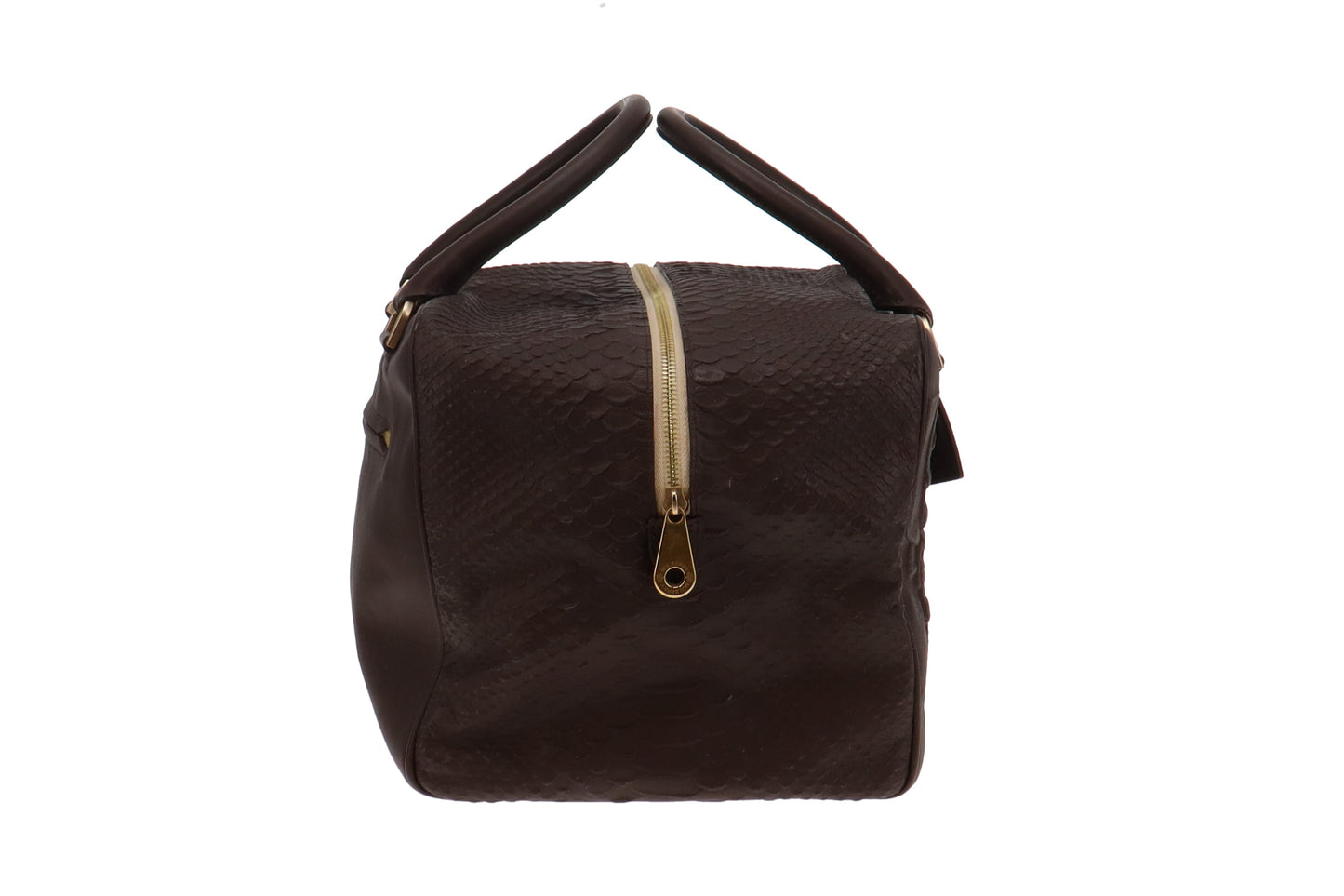 Mulberry Chocolate Brown Leather Maisie Clipper Bag