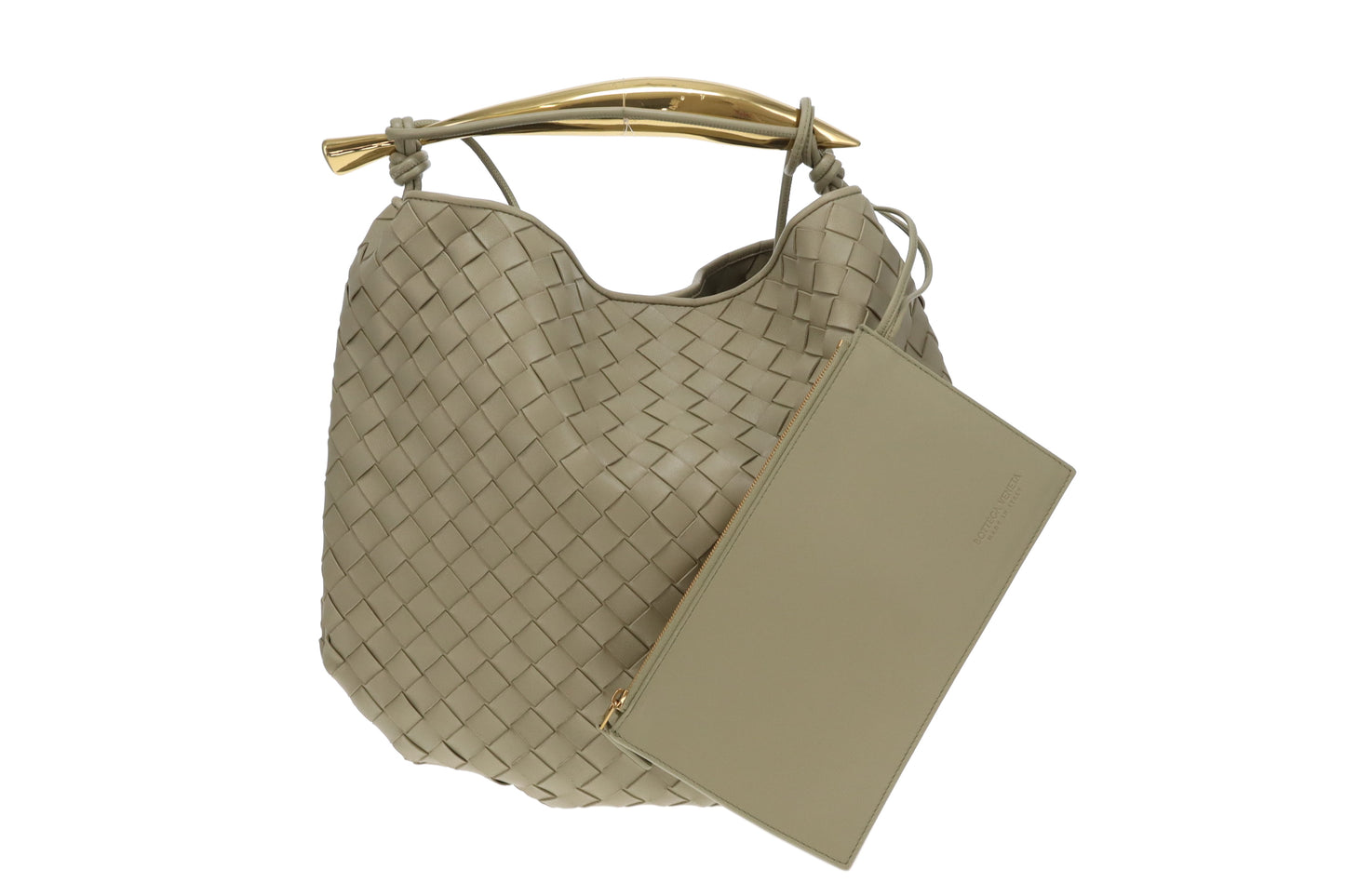Bottega Veneta Travertine Intrecciato Medium Sardine 2022