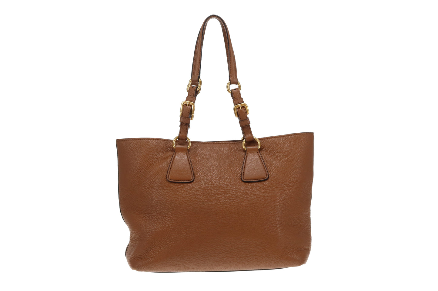 Prada Tan Vitello Daino Tote
