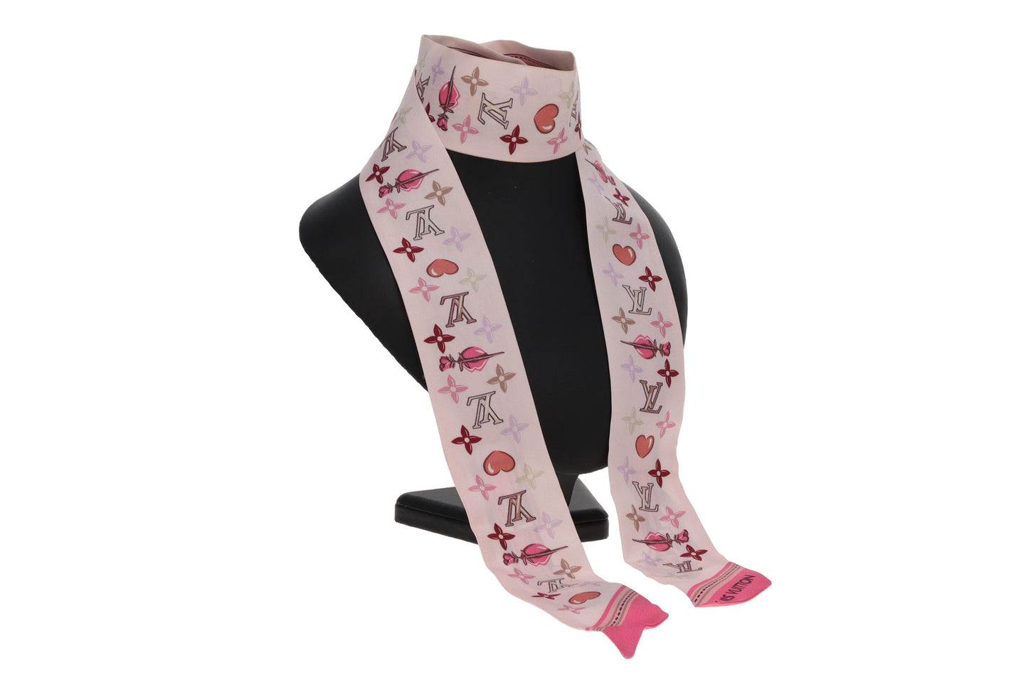 Louis Vuitton A la Folie BB Bandeau Pink 100% Silk