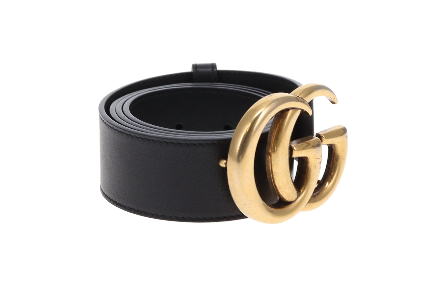 Gucci Marmont Wide Black Belt 90/36