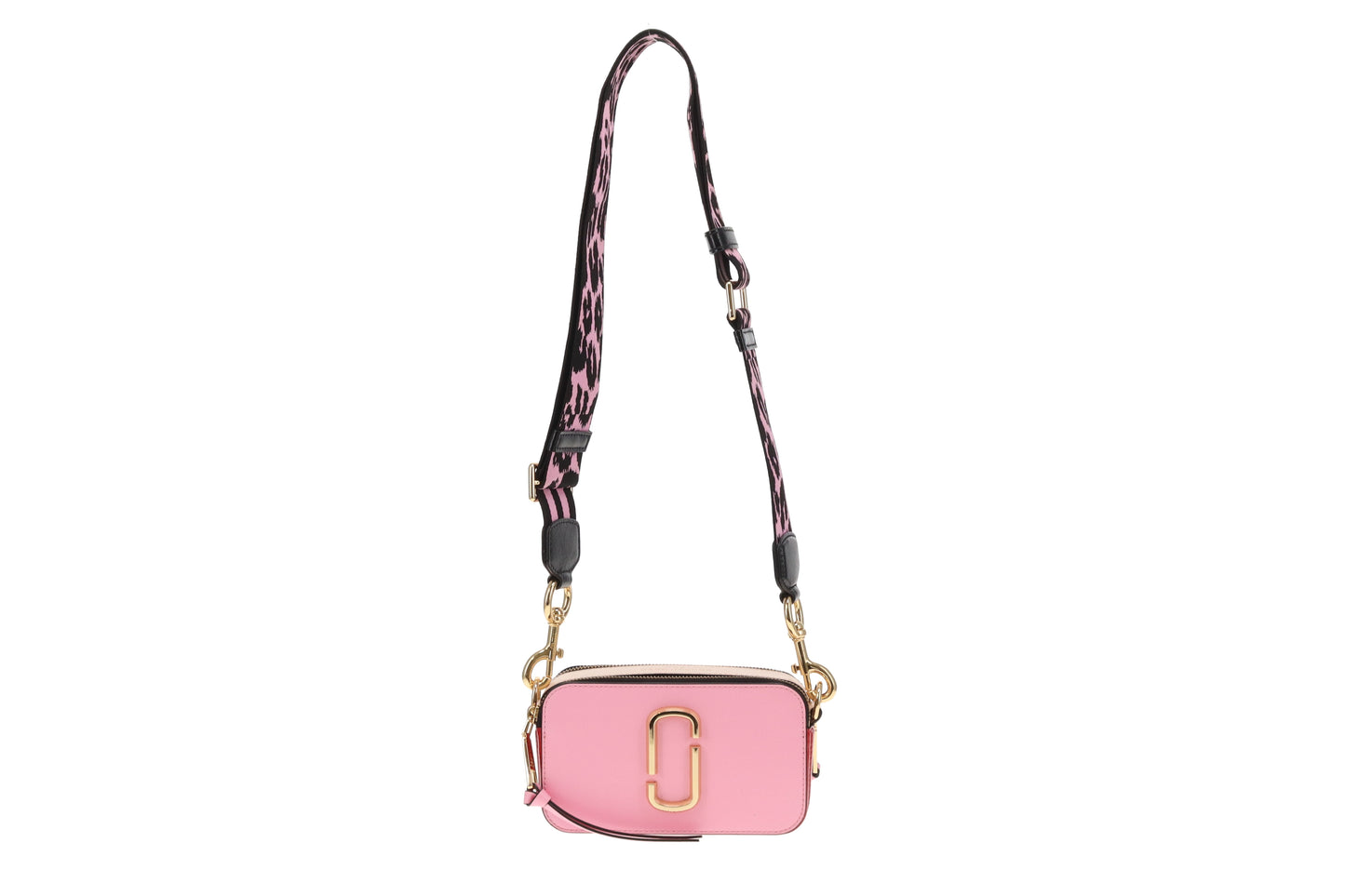 Marc Jacobs Pink and Red Snapshot with Cheetah Strap