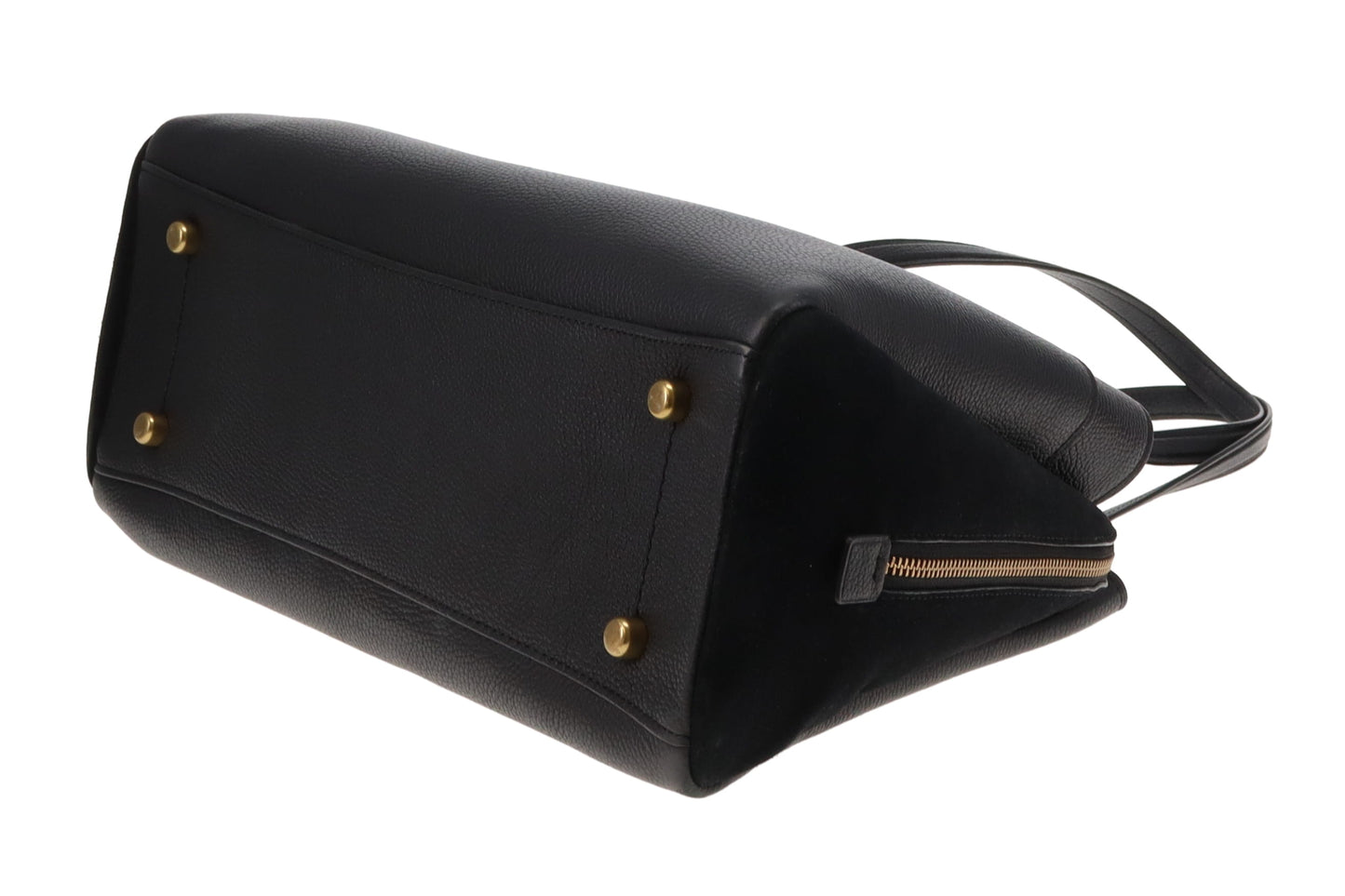 Coach Black Leather and Suede Lora Carryall