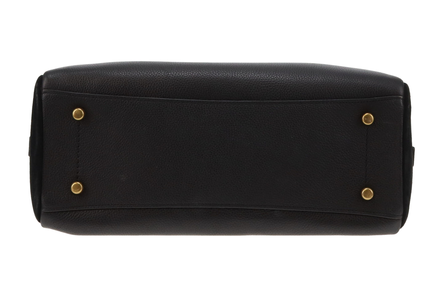 Coach Black Leather and Suede Lora Carryall