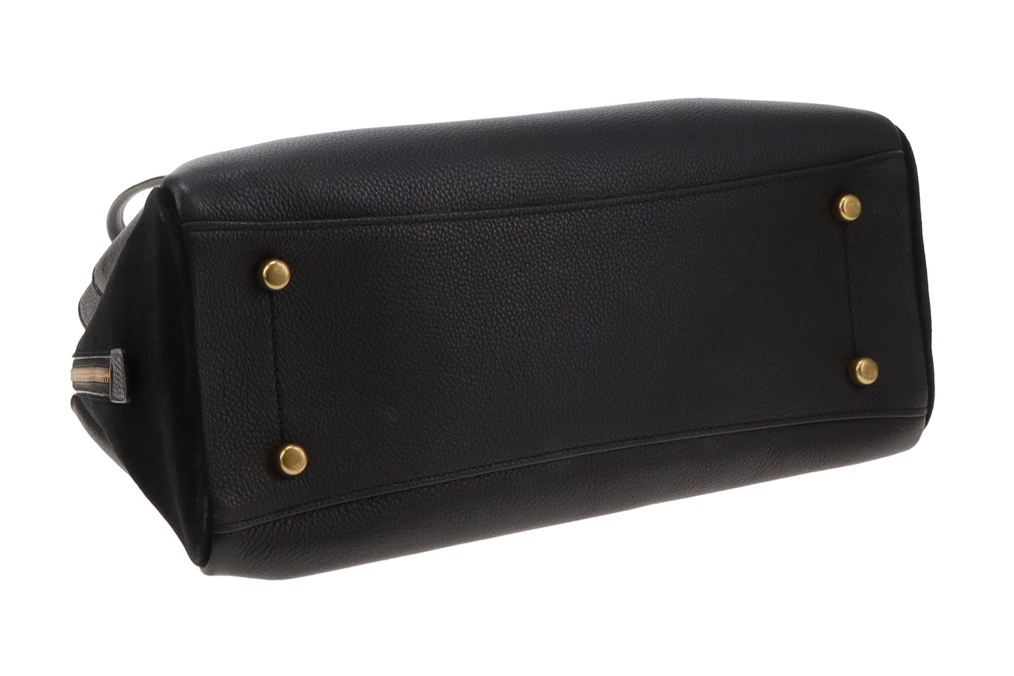 Coach Black Leather and Suede Lora Carryall