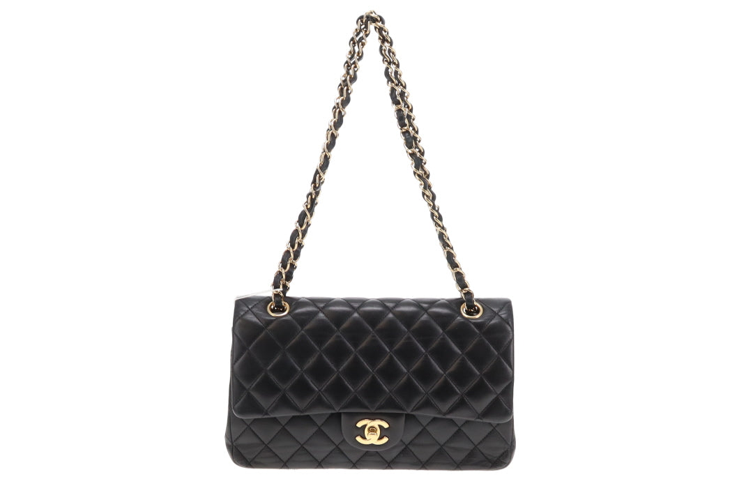 Chanel Classic Double Flap Medium Lambskin With Gold Hardware 2010