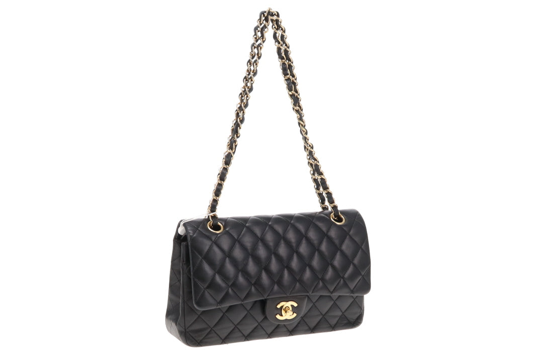 Chanel Classic Double Flap Medium Lambskin With Gold Hardware 2010
