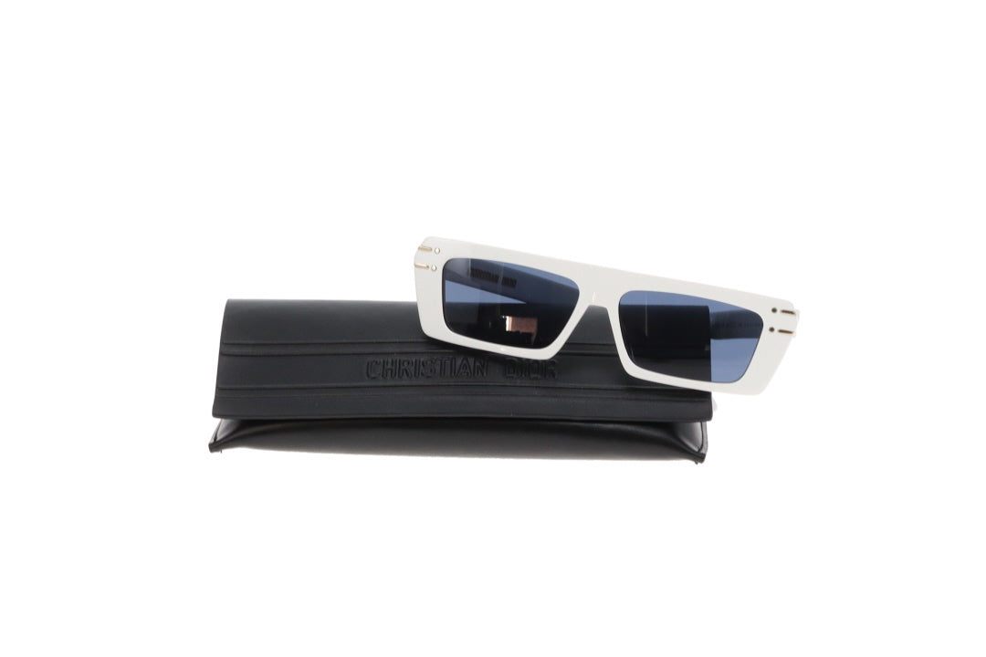 Dior Signature S2U White Slim Sunglasses