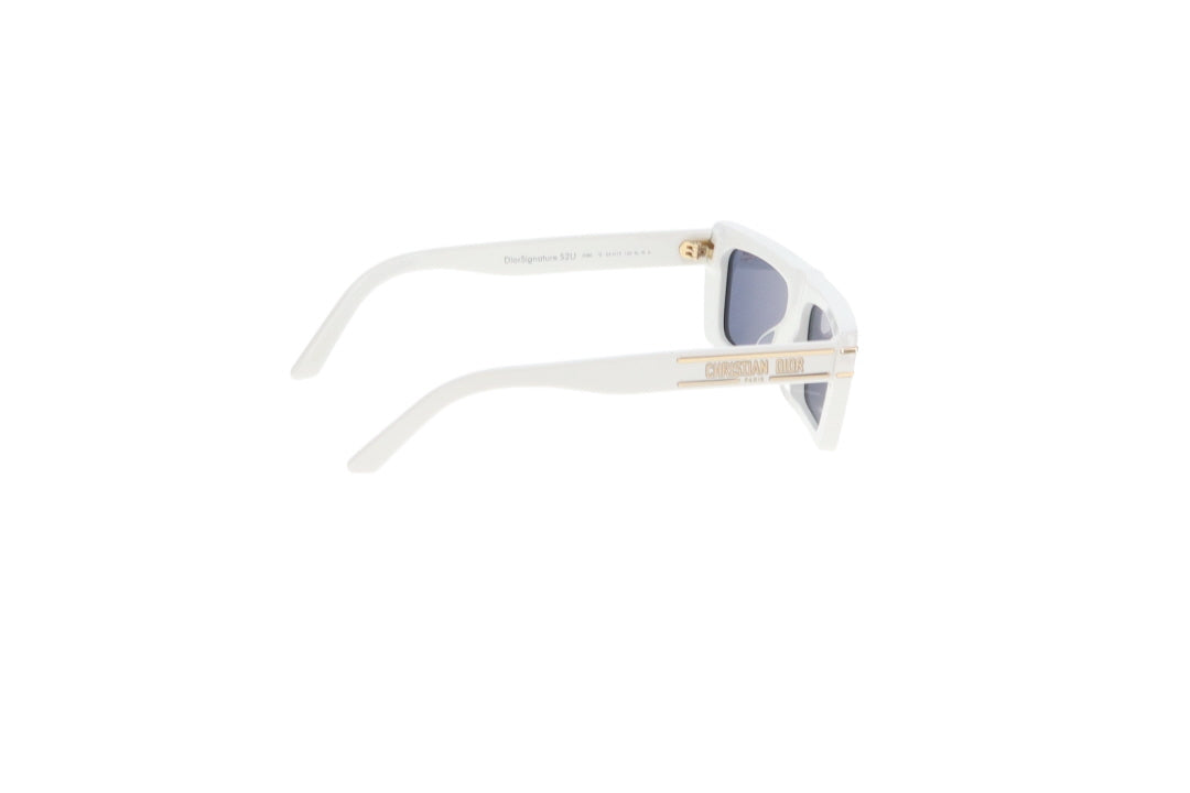 Dior Signature S2U White Slim Sunglasses