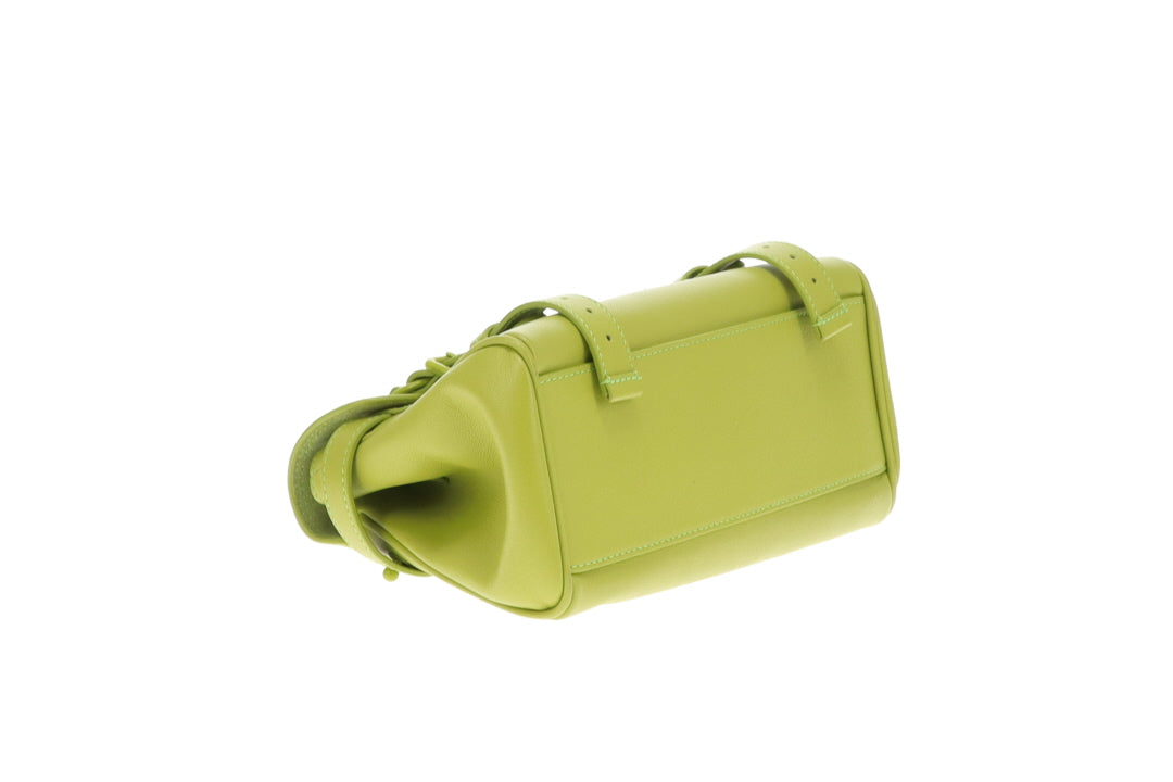 Mulberry Alexa Mini In Acid Green Micro Classic Grain