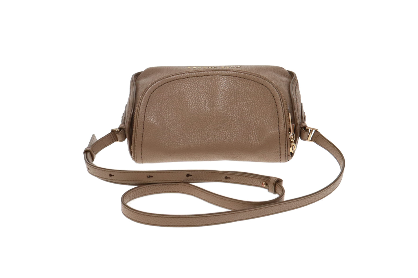 Marc Jacobs Taupe Leather The Groove Mini Messenger Bag