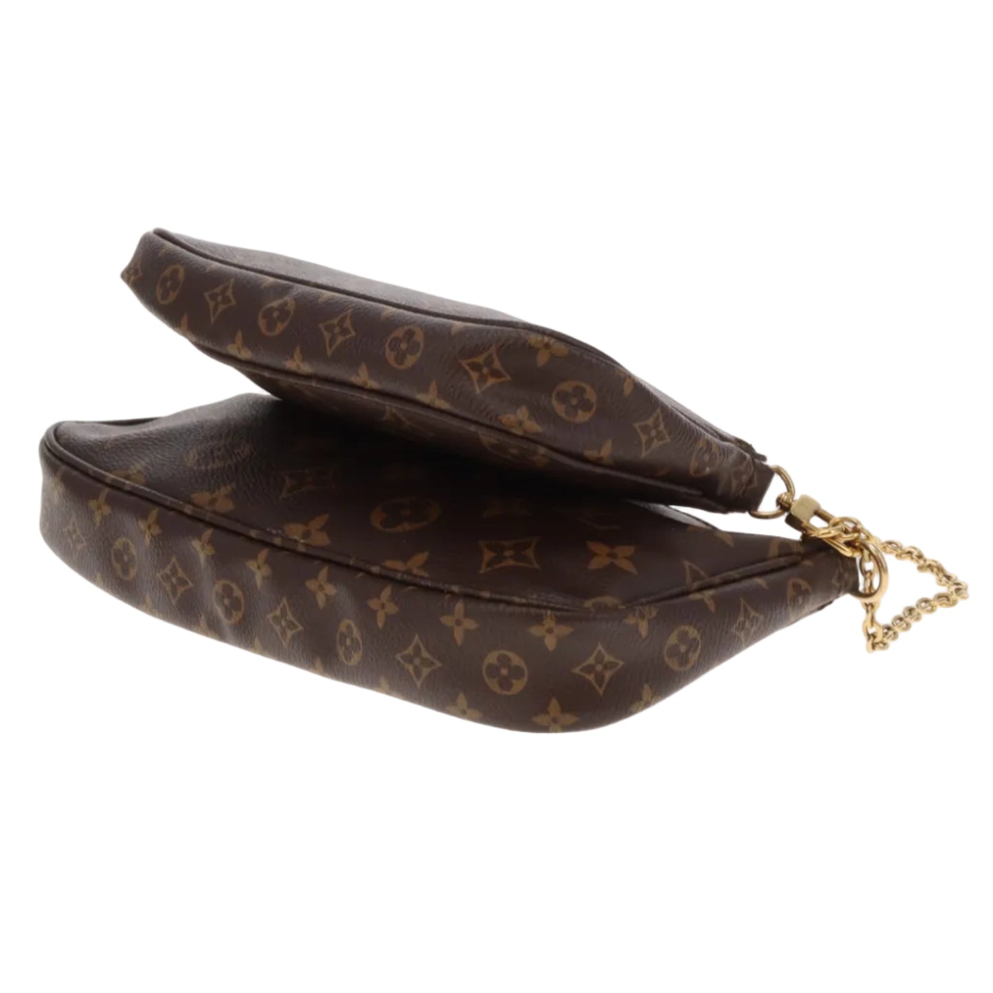 Louis Vuitto Multi-Pochette Monogram With Khaki Cotton Strap