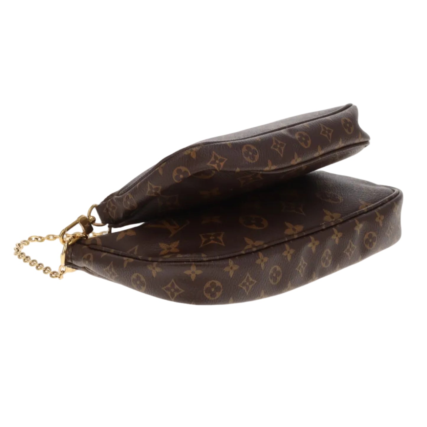 Louis Vuitto Multi-Pochette Monogram With Khaki Cotton Strap