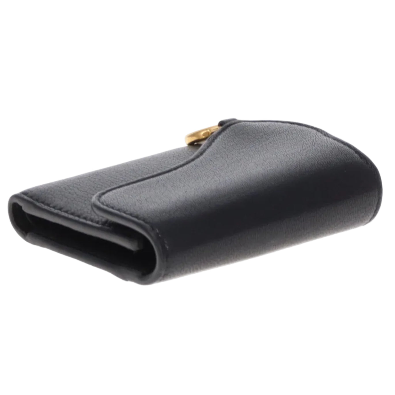 Dior Saddle Lotus Wallet Black GHW 2024