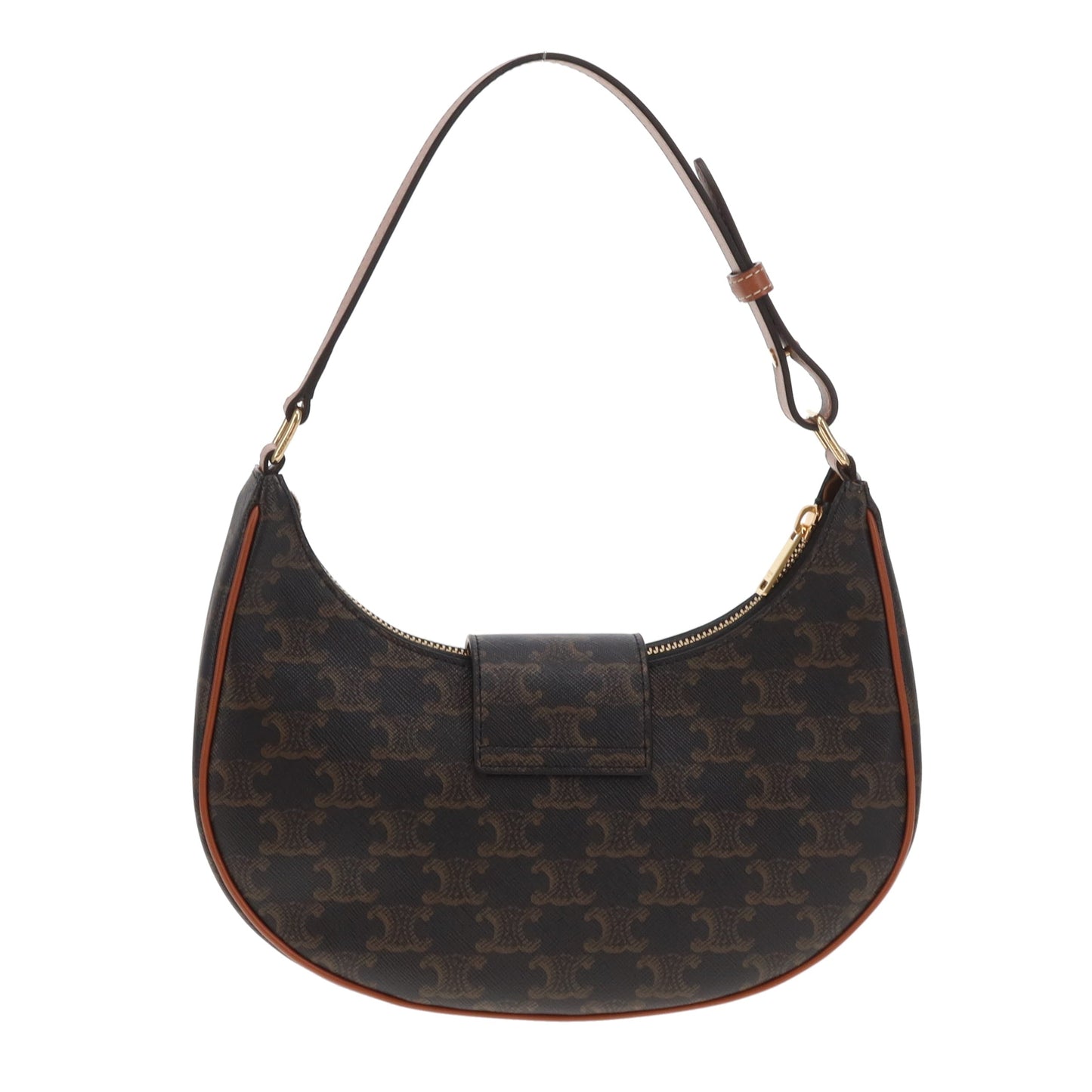 Celine Ava Medium Triomphe Canvas and Leather Bag 2024