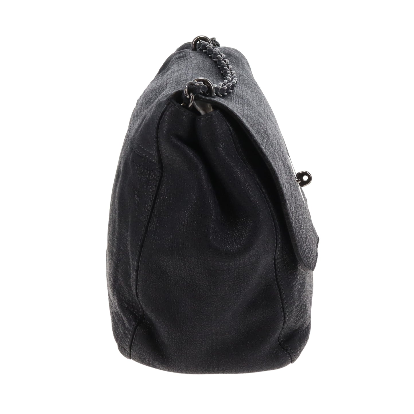 Mulberry Lily Oversized Black Sparkle Tweed Effect Leather GMHW