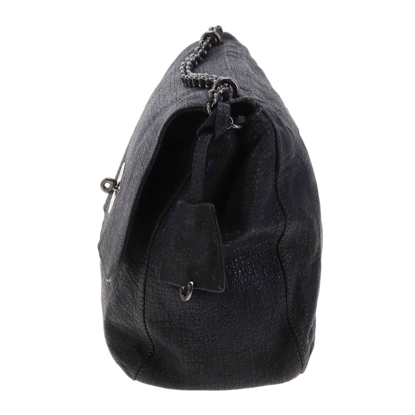 Mulberry Lily Oversized Black Sparkle Tweed Effect Leather GMHW